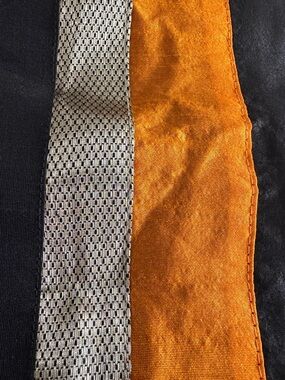 Beautiful Metallic Thread Hem